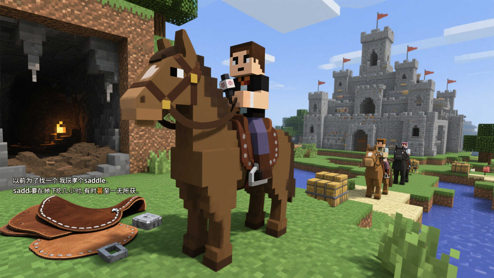 Minecraft 15周年里程碑：玩家终于解锁鞍合成功能