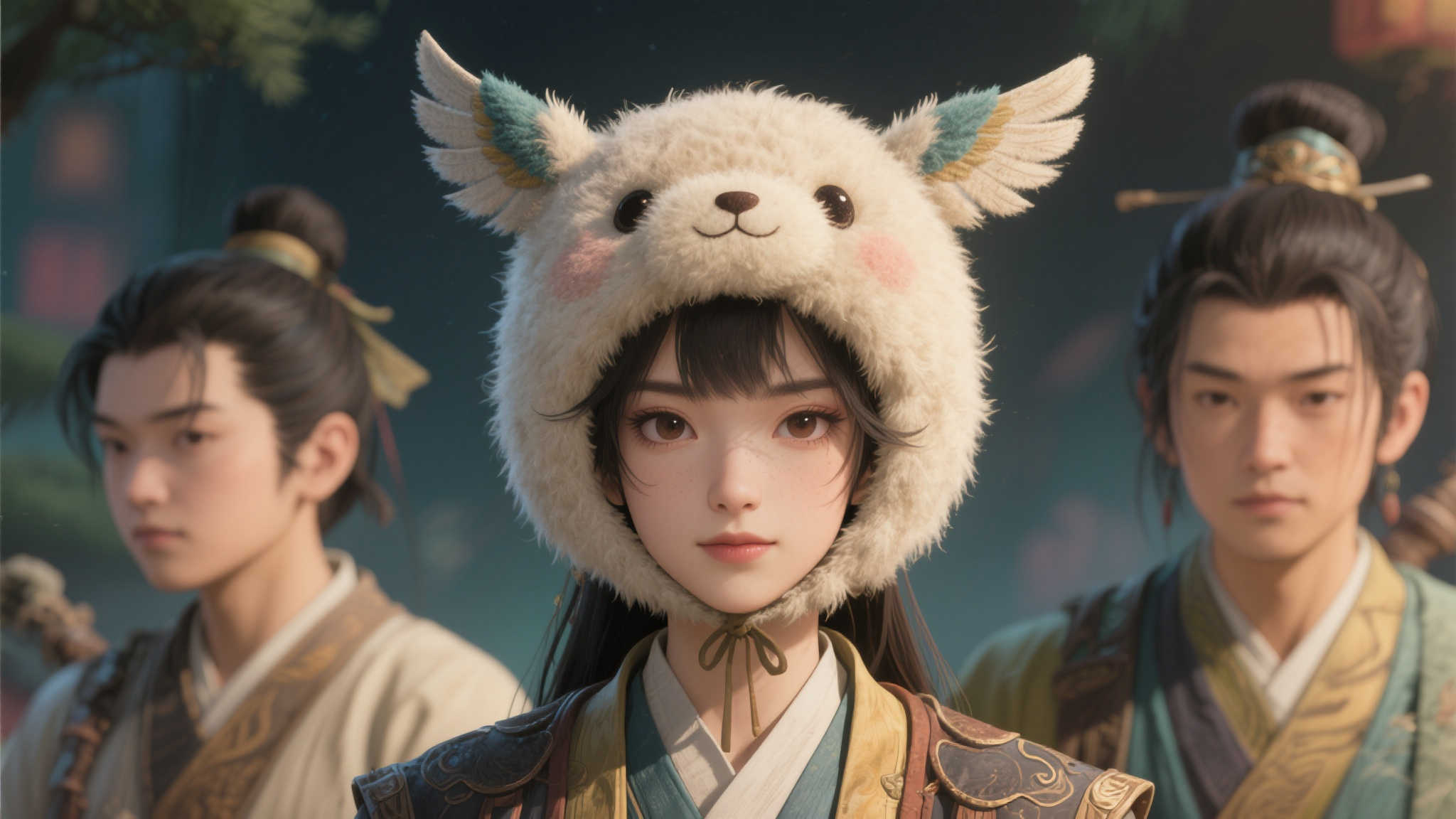 《明末:渊虚之羽》官推曝新图,毛绒头套萌力满满! 《明末:渊虚之羽》官推曝新图,毛绒头套萌力满满!